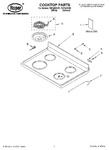 Diagram for 01 - Cooktop Parts