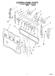 Diagram for 02 - Control Panel Parts