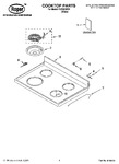 Diagram for 01 - Cooktop Parts