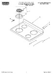 Diagram for 01 - Cooktop