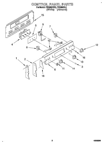 Diagram for FES350BW0