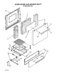 Diagram for 03 - Oven Door And Broiler