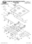 Diagram for 01 - Cooktop And Manifold, Literature