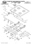 Diagram for 01 - Cooktop And Manifold, Literature