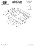 Diagram for 01 - Cooktop Parts