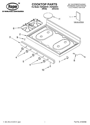 Diagram for FGP305KW1