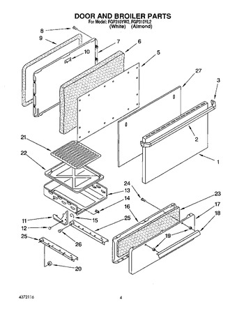 Diagram for FGP310YW2