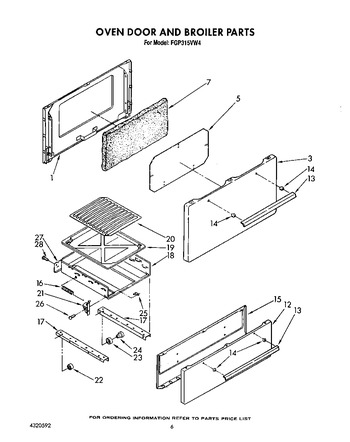 Diagram for FGP315VL4