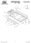 Diagram for 01 - Cooktop, Literature