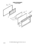 Diagram for 08 - Oven Door, Lit/optional