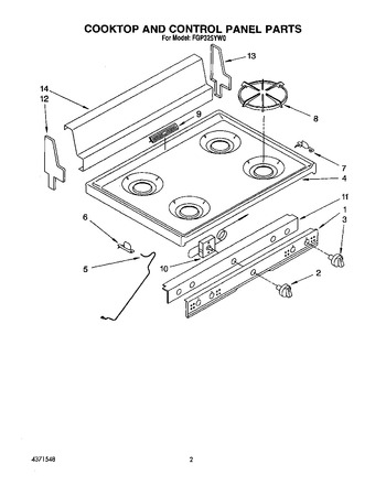 Diagram for FGP325YW0