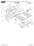 Diagram for 01 - Cooktop And Control Panel, Literature