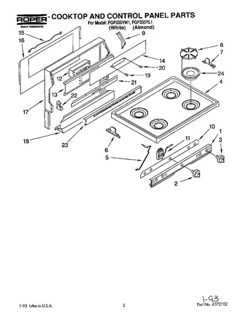 Diagram for FGP335YW1