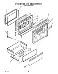 Diagram for 06 - Oven Door And Drawer