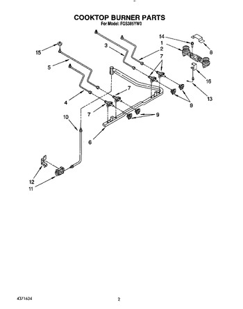 Diagram for FGS385YW0