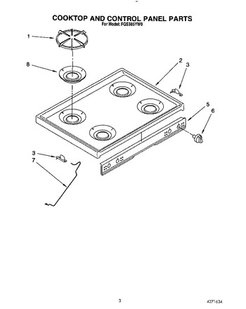 Diagram for FGS385YW0