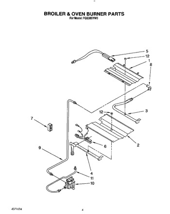 Diagram for FGS385YW0