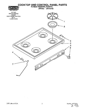 Diagram for FGS395YW1