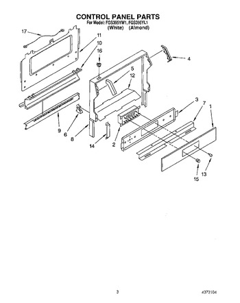 Diagram for FGS395YW1