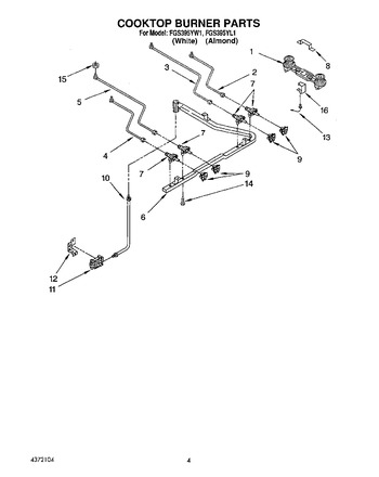 Diagram for FGS395YW1