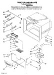 Diagram for 02 - Freezer Liner Parts