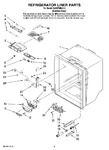 Diagram for 03 - Refrigerator Liner Parts