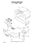 Diagram for 03 - Freezer Liner Parts