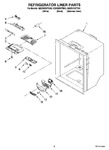 Diagram for 04 - Refrigerator Liner Parts