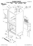 Diagram for 01 - Cabinet Parts