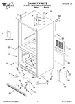 Diagram for 01 - Cabinet Parts