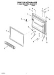 Diagram for 03 - Freezer Door Parts