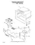 Diagram for 03 - Freezer Liner Parts