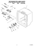 Diagram for 04 - Refrigerator Liner Parts