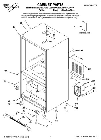 Diagram for GB9SHDXVB00