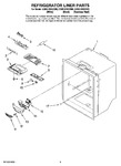 Diagram for 02 - Refrigerator Liner Parts