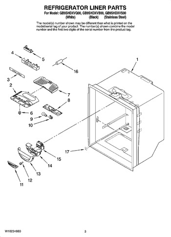 Diagram for GB9SHDXVB00