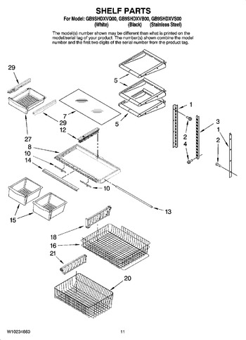 Diagram for GB9SHDXVB00