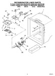 Diagram for 04 - Refrigerator Liner Parts