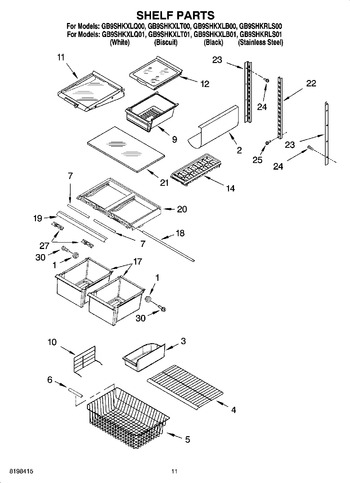 Diagram for GB9SHKXLT01