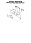 Diagram for 02 - Control Panel Parts