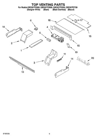 Diagram for GBD307PDQ09