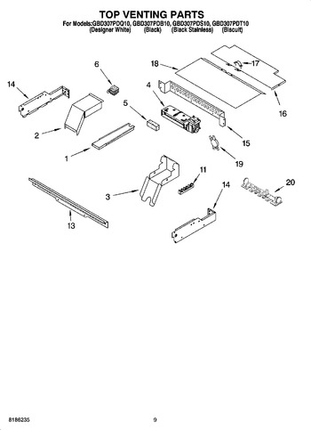 Diagram for GBD307PDQ10