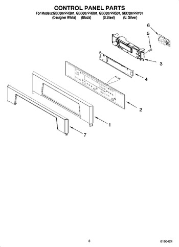 Diagram for GBD307PRQ01