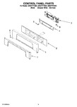 Diagram for 02 - Control Panel Parts