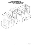 Diagram for 03 - Oven Door Parts