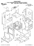 Diagram for 01 - Oven Parts