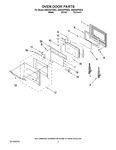 Diagram for 02 - Oven Door Parts