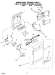 Diagram for 08 - Dispenser Front Parts