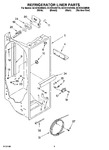 Diagram for 02 - Refrigerator Liner Parts