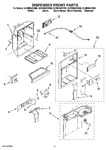 Diagram for 08 - Dispenser Front Parts